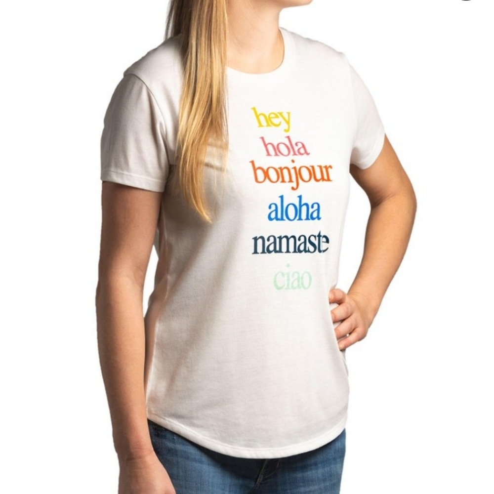 Modern Canvas Graphic Tee NWOT